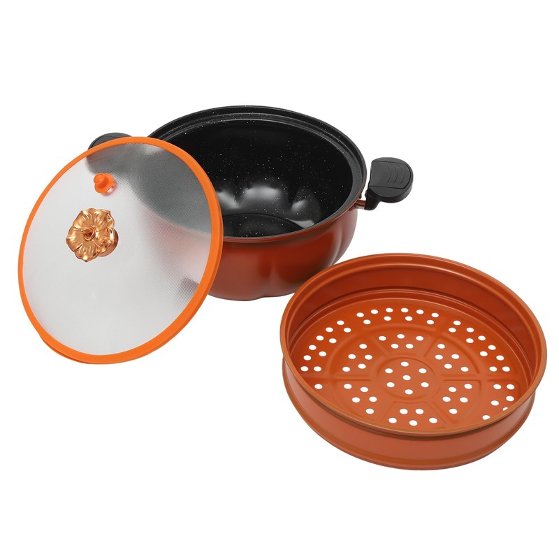 Xuthusman Micro Pressure Pot, Pumpkin Shaped Pressure Cooking Pot, Non-stick