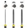 sourcing map 3pcs Metal File Set 6" High Carbon Steel