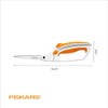 Fiskars Tijeras Curvadas de Fácil Acción de 20.3 cm/8 "