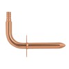 Copper Stub Out Elbow 1/2" x 6" with Wall Flange,