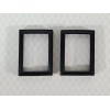 Unbranded Dollhouse Picture Frame Set of 2 Small Black for