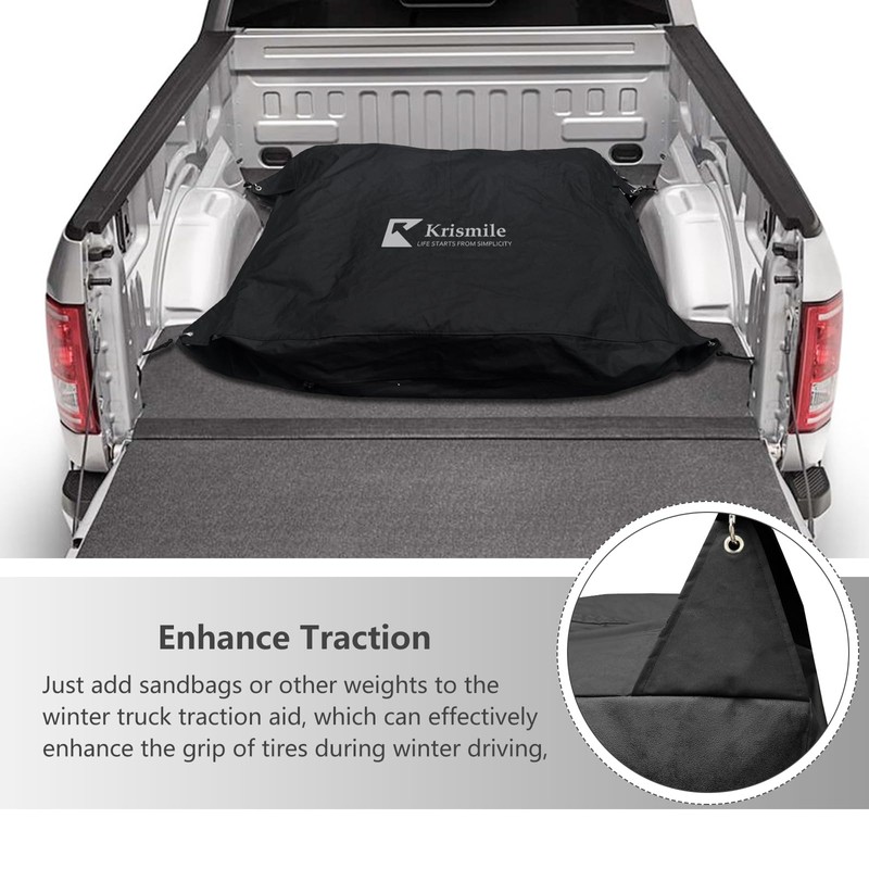 Truck Bed Weights for Traction, All-Weather Winter Aid with 4