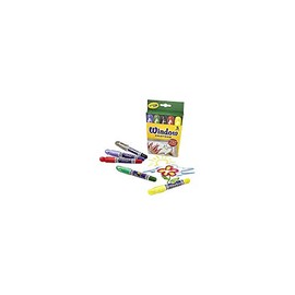 Crayola Washable Window Crayons, Assorted 5 count