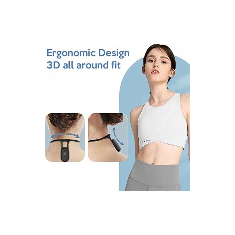 Mericle Ultrasonic Portable Lymphatic Soothing Body Shaping Neck Instrument (Black+Orange,one