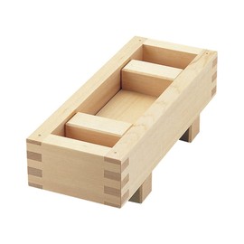 Yamako 7101 Kyoto Saba Sushi Dish, Pressed Cypress, Inner Dimensions 9.4 x 2.8 x Height 2.4 inches (240 x 71 x 60 mm)