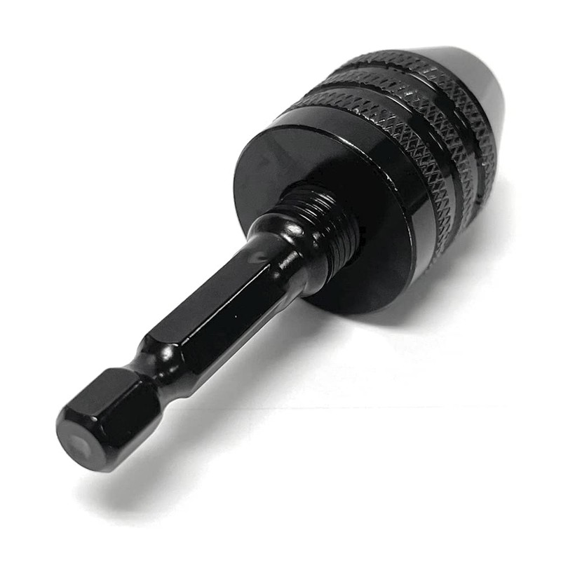 Mesee 0.3-6.5mm Keyless Drill Chuck, Quick Change 3-Jaw Chuck Adapter