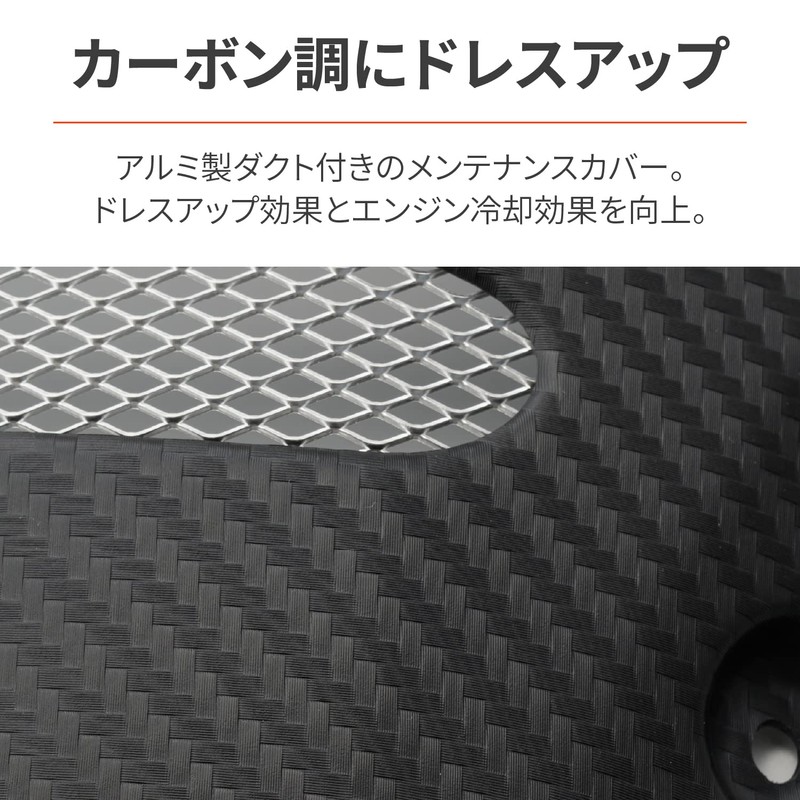 Daytona 75767 Engine Head Access Cover Carbon Seat Address V125