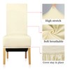 Leorate XL Size Chair Covers Stretch Polyester Chair Slipcover Dining