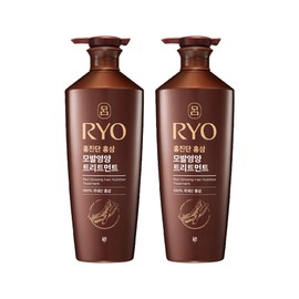 ryo Ryeo Hongjindan Red Ginseng Hair Nourishing Treatment 820ml x2, 2 / 려 홍진단 홍삼 모발영양 트리트먼트 820ml x2개, 2개