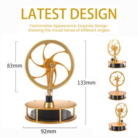 PFCKE Low Temperature Stirling Engine Kit Steam Heat Educational Model Classroom Teaching Stirling Engine Adult Desktop Educational Toys Brass Aluminum Stirling Engine- HZZ92 PRO Blue