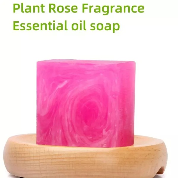 Unbranded Natural Rose Soap | Handcrafted with Essential Oils |