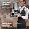 Under NY Sky V Neck Short Apron - Unisex Bib,