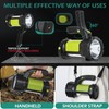 GeeRic LED Hand Headlight Torch, 6000 Lumens LED Headlight Torch,