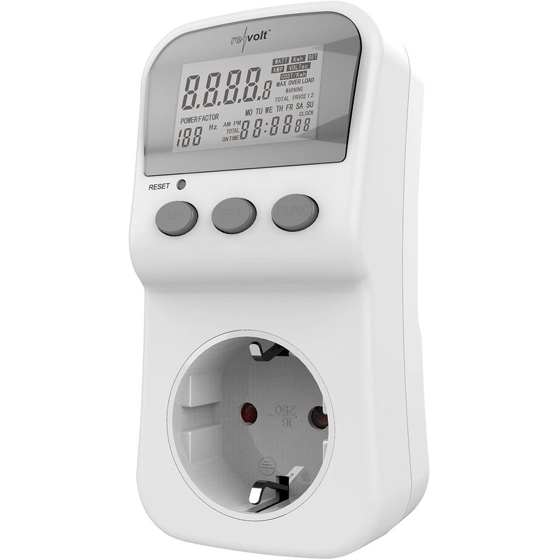 revolt Digital Ammeter: Set of 2 Energy Cost Meter &