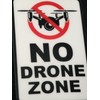 DRONE STICKER "NO DRONE ZONE" 2 1/2 X 3 7/8"