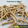WK Electrical - Concrete Screws with Torx Bits – Zinc-Plated