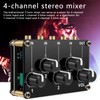 Stereo Audio Mixer 3.5mm 4 Channel Portable Mini Audio Mixer