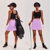 Ekouaer Golf Skirts for Woman Silicone Grippers Tennis Skirt with