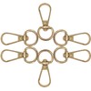 WedDecor Swivel Claw Clasps Metal Push Clip Lobster Hook with
