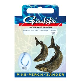 Gamakatsu BKS-2210S Zander 4 Tied Hooks