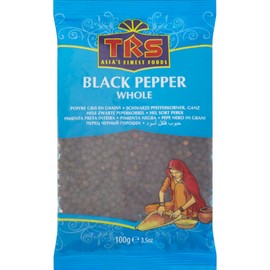 TRS Black Pepper Whole, 100 g - Pack of 10