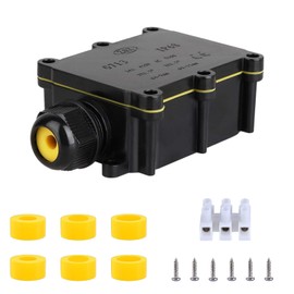SZFUDIGO Outdoor Waterproof Junction Box IP68 2 Way Plug Wire External Electrical Junction Box Cable Connector Wire Diameter 4-15mm 1PCS