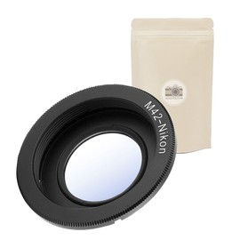 1 x M42 AI Lens Adapter Ring for M42 Compatible with Nikon AI F Lens Adapter