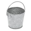 TableCraft Products GT33 Small Pail, Galvanized, 3" x 3", Silver