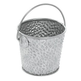 TableCraft Products GT33 Small Pail, Galvanized, 3" x 3", Silver
