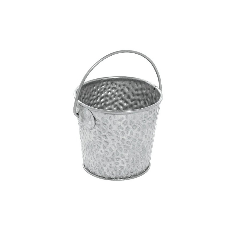 TableCraft Products GT33 Small Pail, Galvanized, 3" x 3", Silver