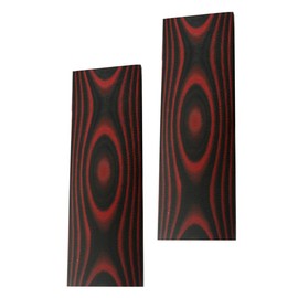 NC HAISDA G10 - Material de mango de cuchillo para cuchillos, espada, losas de bricolaje, losas de micarta en blanco, paquete de 2 unidades, color rojo