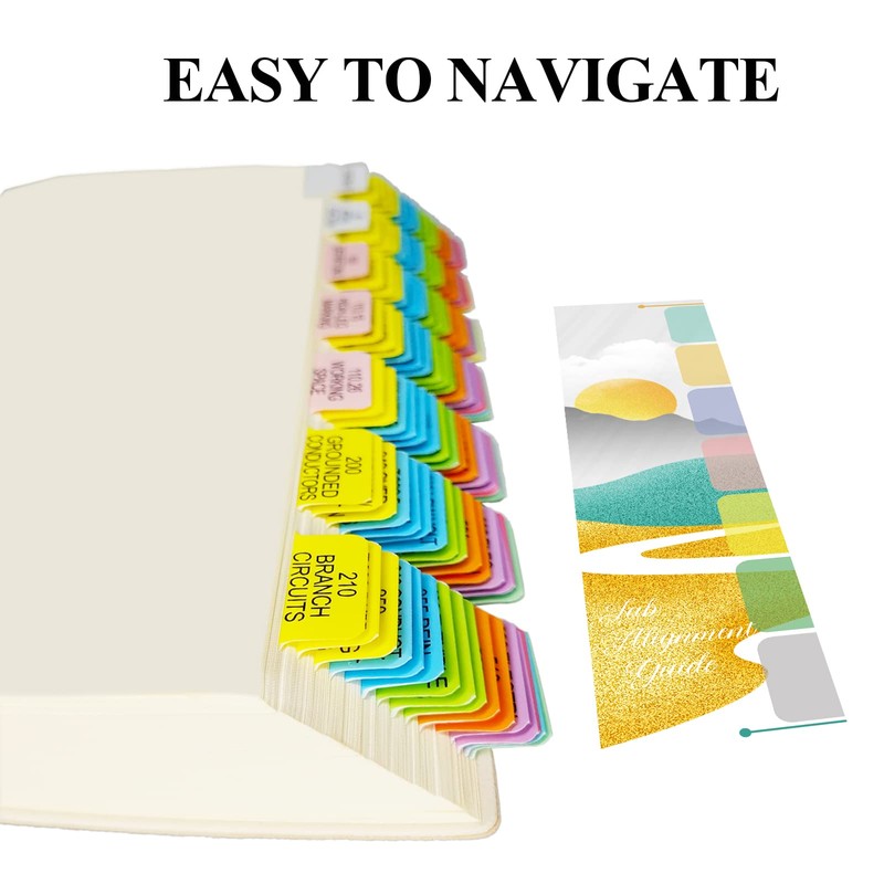 Index Tabs for 2026 NEC Code Book (Book not Included),