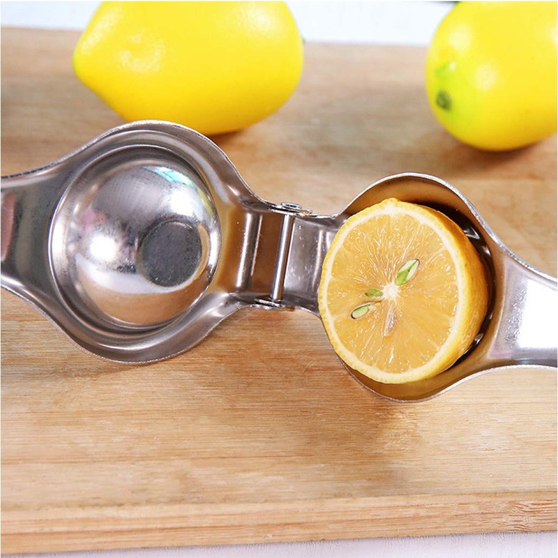 krueis Lemon Juicer Stainless Steel Thickened Mini Manual Fruit Juicer