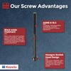 Kozelo 50pcs Socket Head Cap Screws - [M3-0.5 x 50mm]