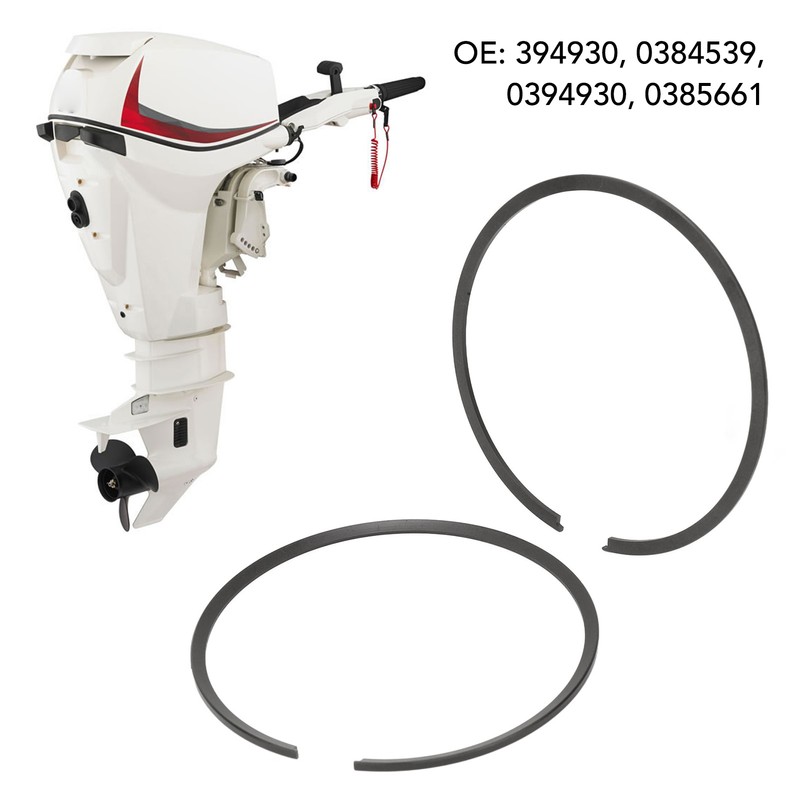 2pcs Outboard Piston Rings 394930 Boat Motor Piston Ring Set