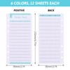 72 Budget Sheet Replacement Sheets Notepad Budget Sheet A6 6