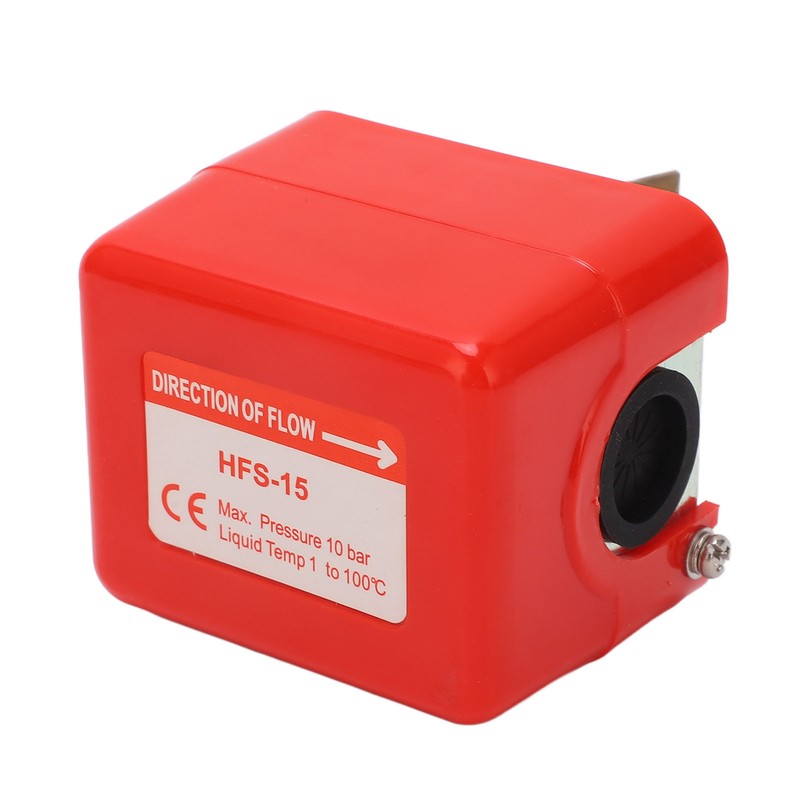 Water Flow Switch Paddle Control Brass SPDT Contacts 15A Flow