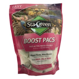Infinity Sta-Green Fast-Acting Water Soluble Boost Pacs For Bigger Plants and More Blooms (1.05 Pound Bag of 40 Boost Pacs)