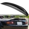 HYPERSPEED Real Carbon Fiber Trunk Spoiler Wing Lip kit Rear