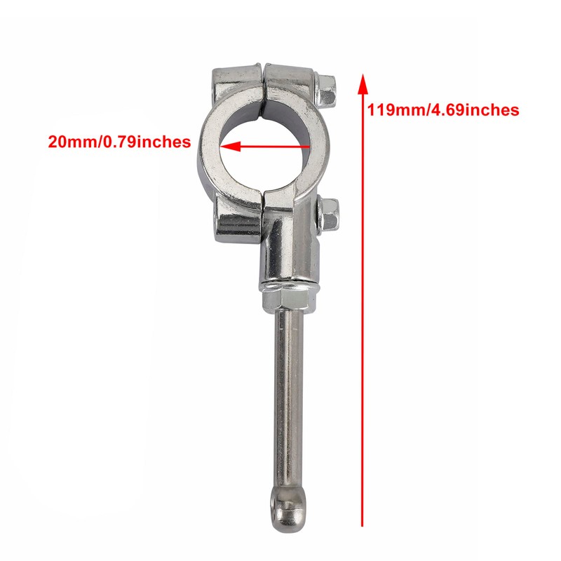 Artudatech Universal Motorcycle Stand Kickstand Extension Kit 20-23MM Scooter Support