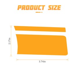 AICEL Wheel Rim Decal Stripes, 6Pcs Reflective Stickers for Car, Hash Stripe Decoration for Auto Tire, Tyre Safety Warning Sign Pastes Fit for 18-21 Inch, Automotive Exterior Accessories