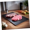 SHOWERORO Thawing Tray Aluminum 29.5x20.8x0.3cm Fast Defrosting Plate Kitchen Tool
