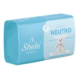 Jabón Neutro Para Bebé Sin Aroma Shelo Nabel 100g                                                                                                     