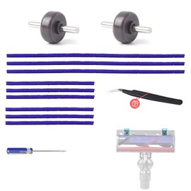 Alriedy Dyson - Ricambi per aspirapolvere Dyson V6 V7 V8 V10 V11 V15,9, strisce morbide di peluche + 1 cacciavite + 1 clip di ricambio + 2 ruote di ricambio, accessori per testina di pulizia diretta