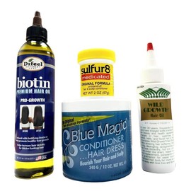 Virgin Hair Fertilizer oil , biotin bundle Conditioning Cream for Rapid and Healthy Hair Growth 125 Gm healthy Oil Conditioner Haircare, WILD GROWTH Herbal
