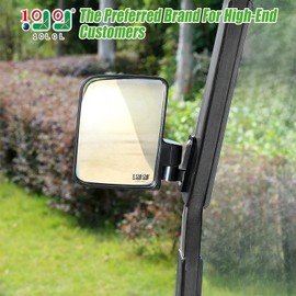 Universal Folding Golf Cart Side View Mirrors for EZGO, Club Car, Yamaha