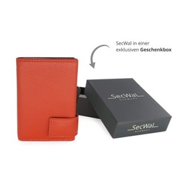 SecWal Zipped Coin Holder, Orange