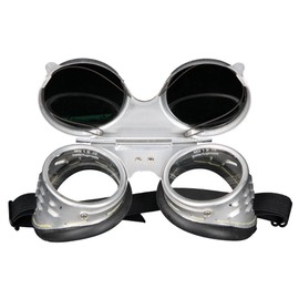 SCAPP Flash Welding Goggles Foldable for Glasses Diameter 50 mm Including Protective Lenses DIN 5 Screw Ring Glasses Oxygen Glasses