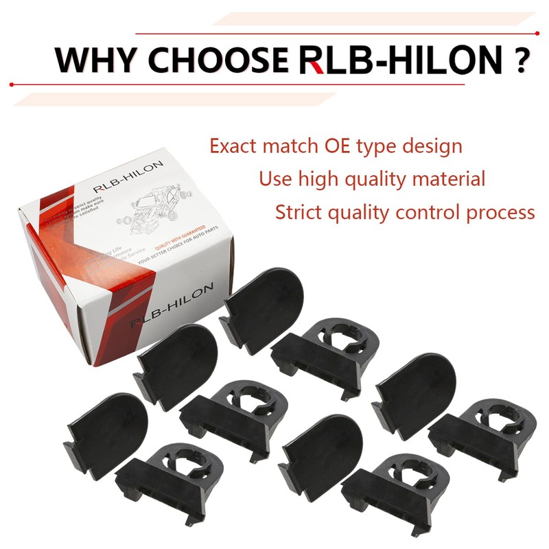 RLB-HILON 5 Sets Front Bumper to Fender Liner Clips Compatible