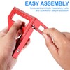 SNOKAY Aluminum Alloy 45/90° 3D Miter Triangle Ruler Sturdy Square
